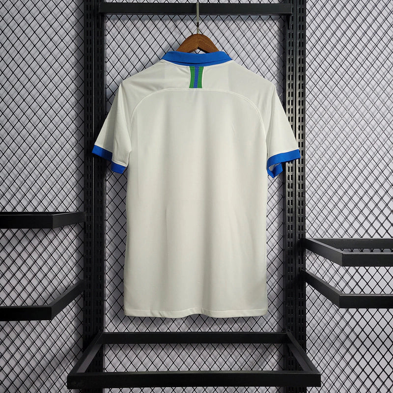 Camisa Retrô Seleção Brasileira 19/2020 | Nike Masculina - Branca 
Desconto de LANÇAMENTO