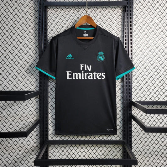 Camisa Real Madrid Retrô 17/2018 | Adidas Masculina - Preta 
Desconto de LANÇAMENTO