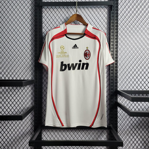 Camisa Retrô Milan 06/2007 | Adidas Masculina - Branca 
Desconto de LANÇAMENTO