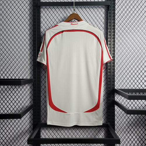 Camisa Retrô Milan 06/2007 | Adidas Masculina - Branca 
Desconto de LANÇAMENTO